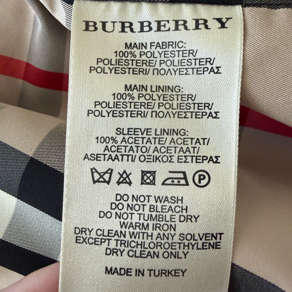 Burberry Women's Beige Double-Breasted Trench Coat US14 - Picture 5 of 11